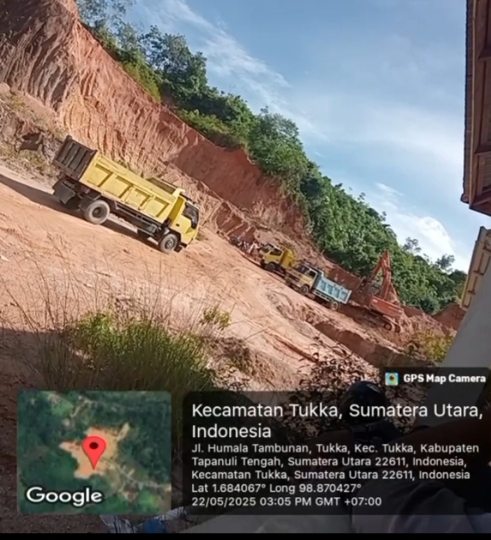 Pemilik Galian C Ilegal Di Kelurahan Tukka Diduga kangkangi, Surat Edaran Bupati Nomor : 600.4/1101/2025