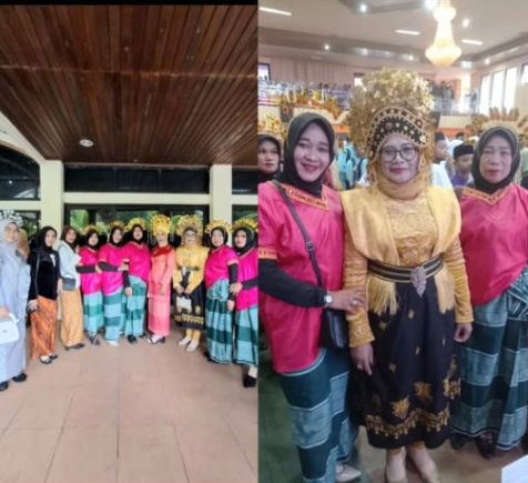 Majelis Guru SDN 010 Sei Beringin Ikuti Upacara Hardiknas di Gedung Engku Kelana