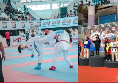 Bripda Jessica, Polwan di Polda Riau, Sabet Medali Emas Kejuaraan Karate di Malaysia