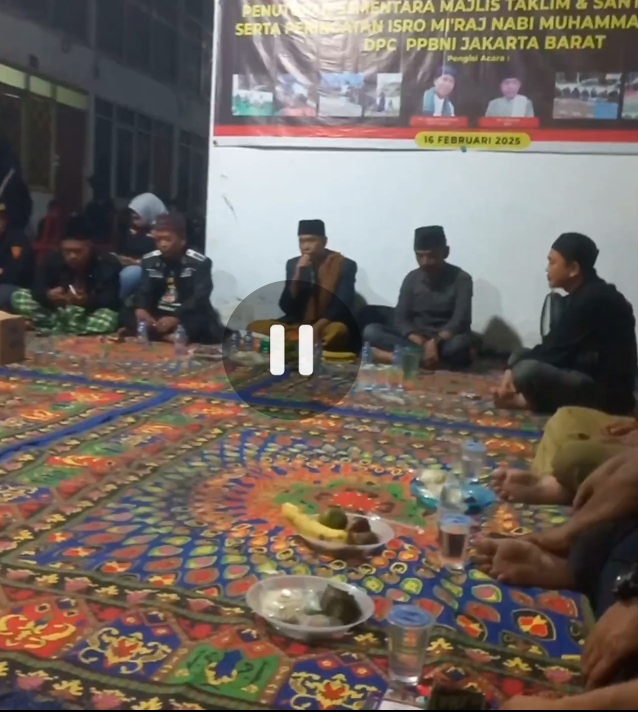 Ormas PPBNI Satria Banten DPC Jakarta Barat Mengadakan Pengajian Bulanan