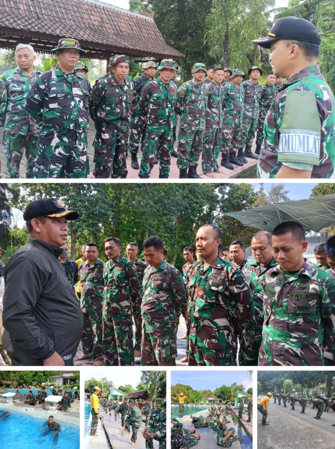 Tes Kebugaran fisik, Prajurit Kodim 0825/Banyuwangi Tempuh Hanmars Dan Uji Renang Militer