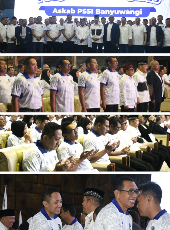 Dandim 0825/Banyuwangi Hadir Pelantikan Pengurus Askab PSSI Banyuwangi