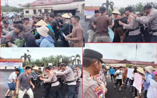 Polres Mesuji Gelar Latihan Dalmas Sebagai Upaya Atasi Aksi Premanisme