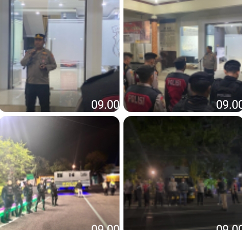 Polresta Banyuwangi Gencarkan Patroli Skala Besar di Tengah Hujan, Amankan Titik Rawan Malam Hari*