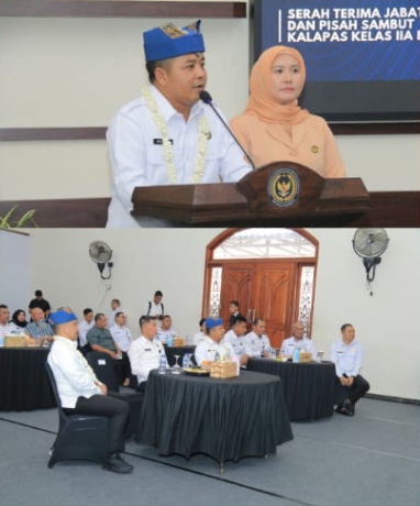 Pucuk Pimpinan Lapas Banyuwangi Berganti, Kakanwil Tegaskan Agar Kalapas Baru Perkuat Sinergi