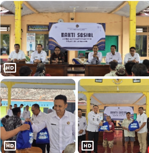 Lapas Kelas IIB Lumajang Salurkan 50 Paket Sembako kepada Warga Pasirian