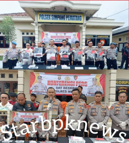 Polres Mesuji Berhasil Mengamankan Pelaku Penusukan Yang Terjadi di Bendungan Albaret Kurang Dari 2×24 Jam