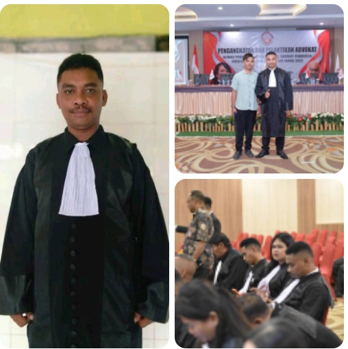PUTRA HOPTER, GILAMO TURWIN, S.H., DILANTIK MENJADI ADVOKAT OLEH SEKJEN DPP KAI*