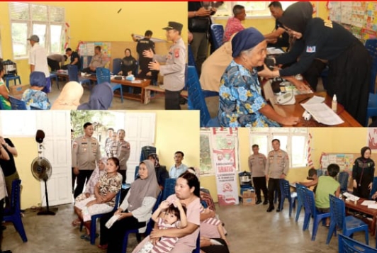 Polres Sanggau Gelar Pengobatan Gratis, Hadirkan Layanan Kesehatan Dekat Warga