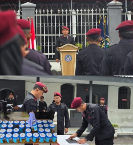 Lapas Lumajang Gelar Apel Deklarasi Anti Narkoba dan Handphone, Komitmen Tegas Ditekankan oleh Kalapas