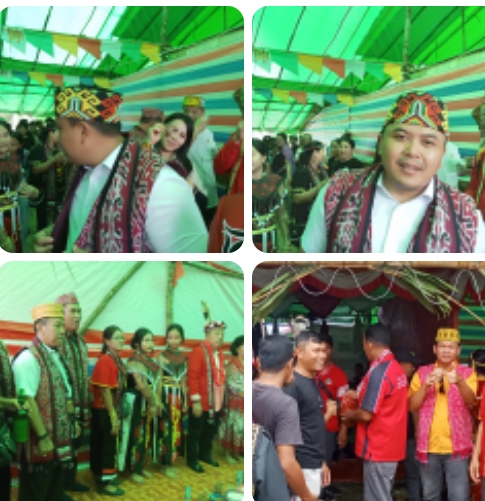 BUPATI SANGGAU Drs.YOHANES ONTOT,M,SI MENGHADIRI PEKAN GAWAI DAYAK TARANGK KE lll KECAMATAN BALAI BATANG TARANG 2025.