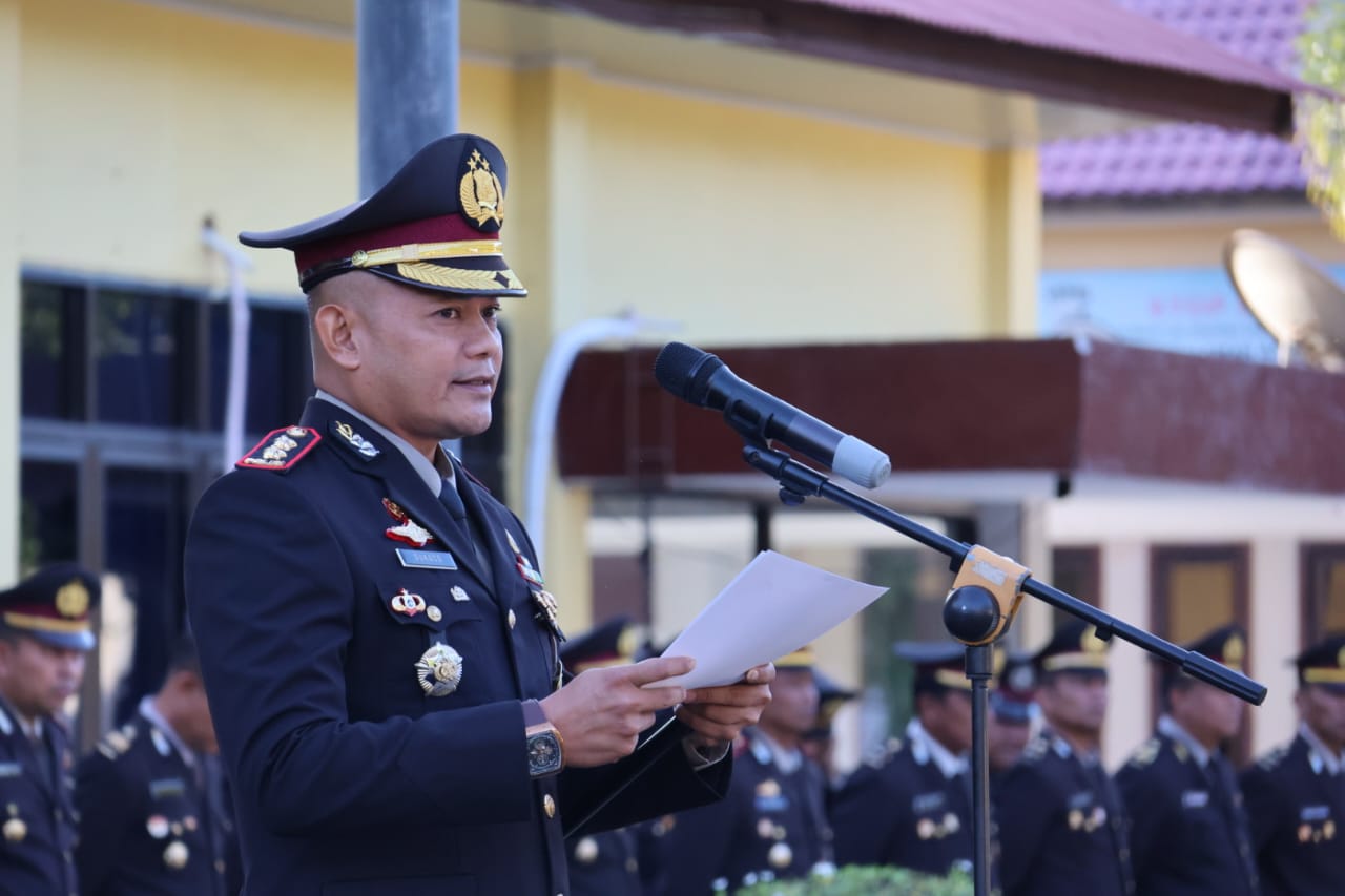 Upacara Hari Lahir Pancasila ke-80 di Mako Polres.Kapolres Sabang:”Hari Lahir Pancasila Momentum Memperkuat Nilai Kebangsaan”