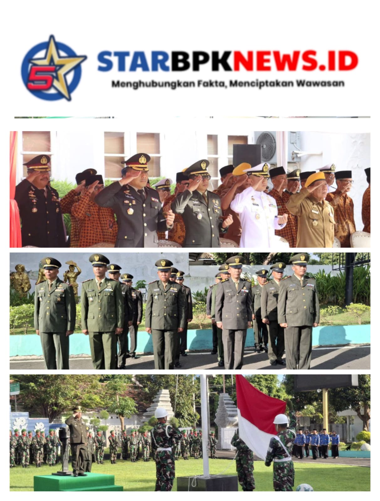 Pemkab Banyuwangi Gelar Upacara Hari Lahir Pancasila, Dandim Tekankan Semangat Produktif Berbasis Pancasila