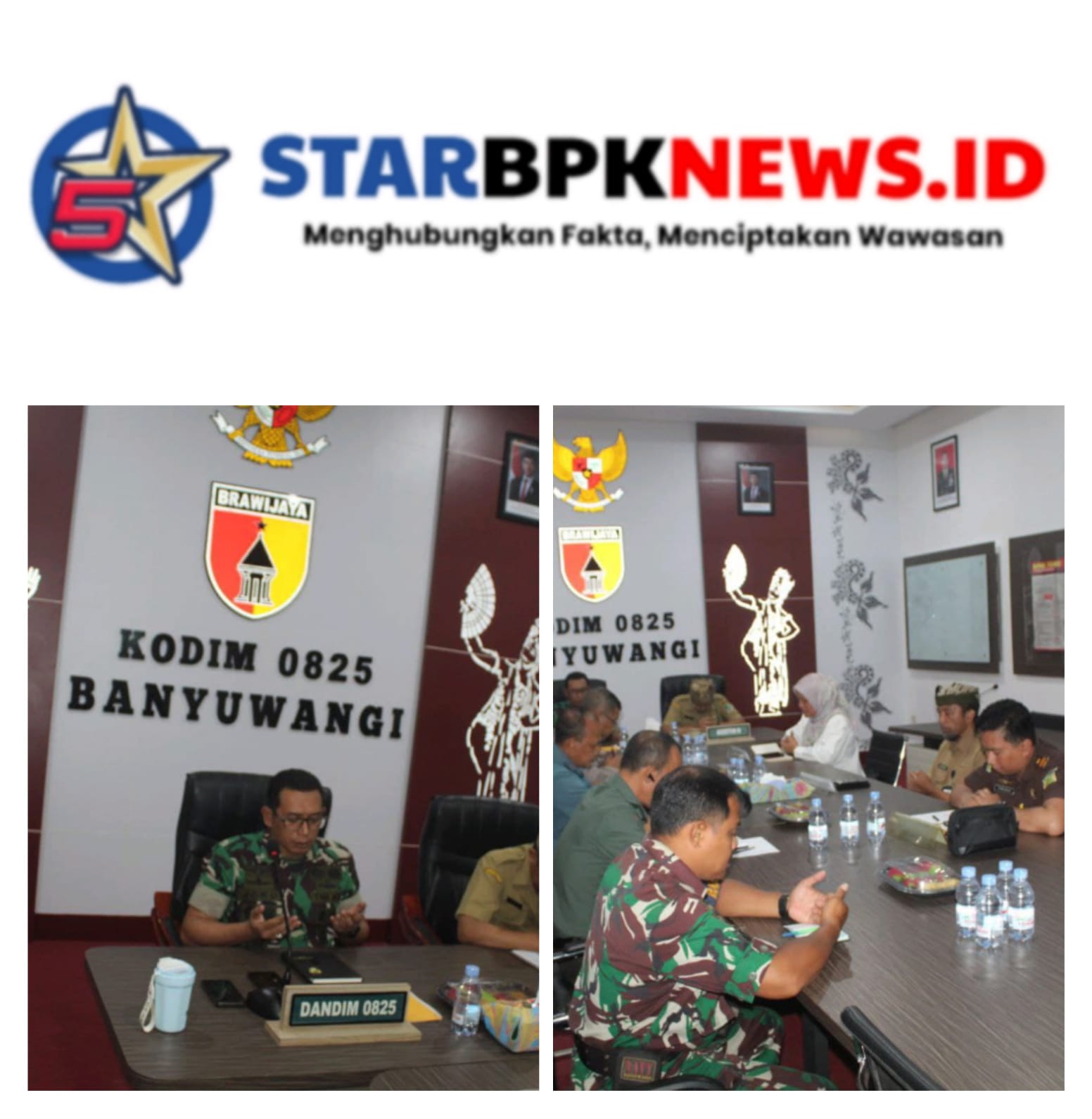Dandim 0825/Banyuwangi Dorong Pertanian PRODUKTIF Lewat Vicon Swasembada Pangan Bersama Kementan RI