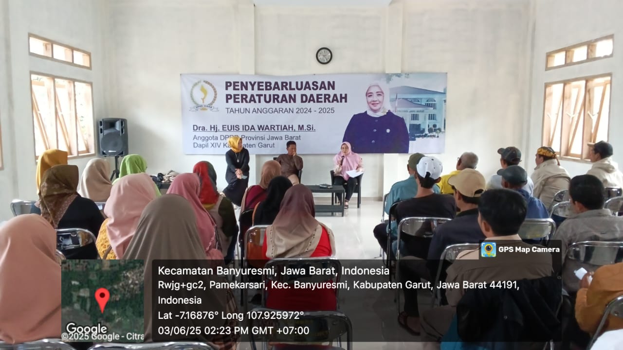 Anggota DPRD Provinsi Jabar, Dra. Hj. Euis Ida Wartiah, M.Si,. Berharap Pemuda Menjadi Pelopor dalam Berinovasi di Masyarakat