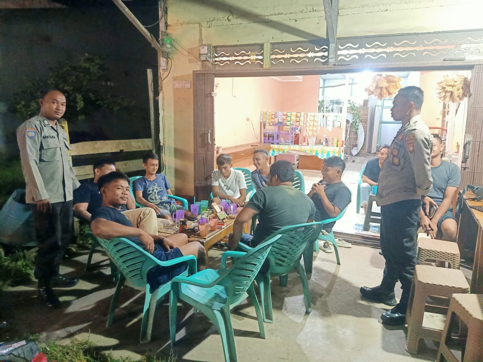 Polsek Belimbing Gelar Patroli Malam Hari