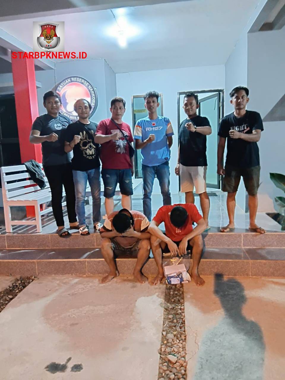 Dua Pria Pengedar Narkotika Jenis Sabu di Wolo di Tangkap Satresnarkoba Polres Kolaka.
