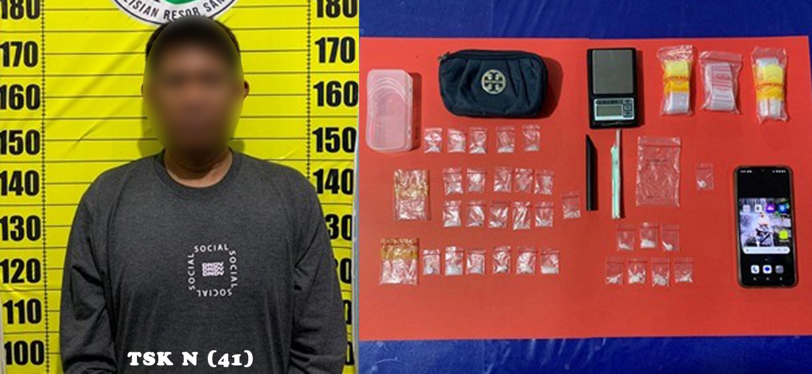 Polres Sanggau Ungkap Dua Pengedar Narkotika di Kapuas, 31 Paket Sabu Diamankan