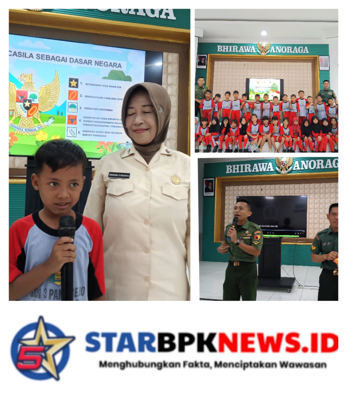Outing Class yang Produktif : Gelas Wangi Ajak Siswa SDN 3 Panderejo Belajar Langsung di Kodim 0825/Banyuwangi