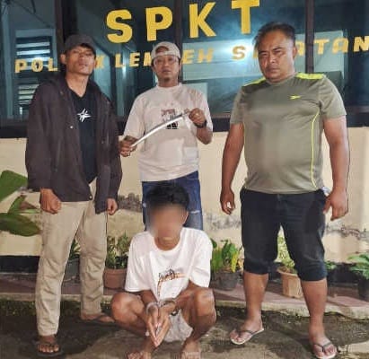 Team Resmob Polsek Lembeh Selatan Tangkap Terduga Pelaku Penganiayaan Dengan Mengunakan Senjata Sajam Di Pulau Lembeh Kel.Batu Lubang Bitung’