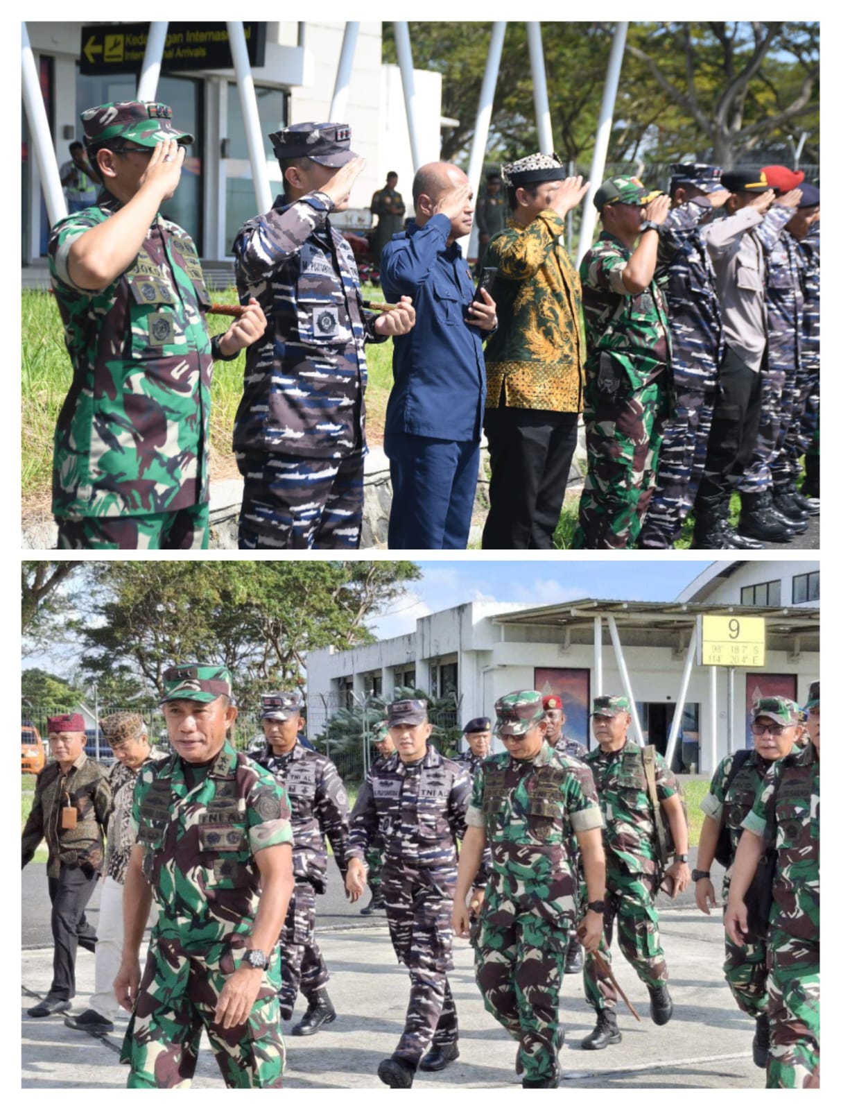 Kalaborasi TNI-POLRI Produktif, Dandim 0825/Banyuwangi Sambut Kunjungan Kerja Kapolda Jatim