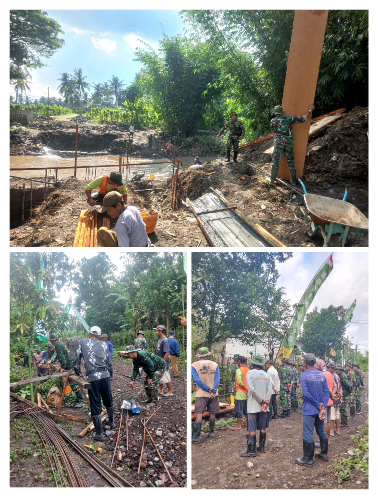 Persiapan TMMD 125 Kodim 0825/Banyuwangi, Material Terus Didatangkan Secara Produktif