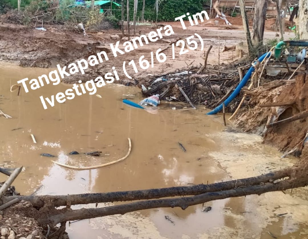 Hutan Dihancurkan Tambang Ilegal, Solar Subsidi Disalahgunakan: Siapa Lindungi PETI di Sandai, Ketapang???