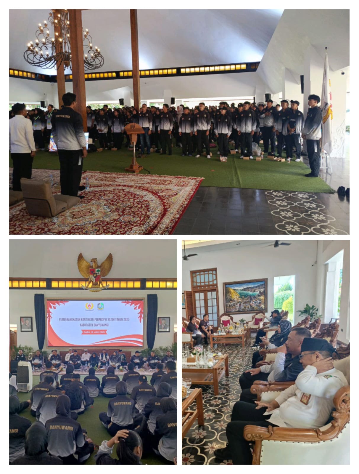 Kasdim 0825/Banyuwangi Hadiri Pemberangkatan Kontingen Proprov IX Jatim 2025 dengan Semangat PRODUKTIF