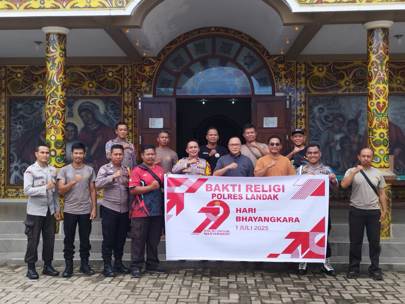 Polsek Mempawah Hulu Gelar  Bakti Religi