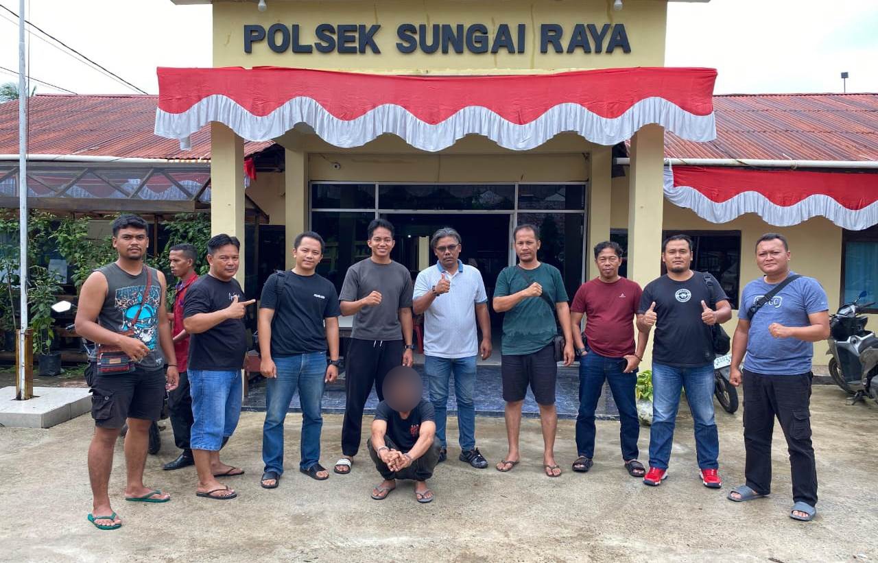 Buronan Penganiayaan Bersenjata Tajam di Kembayan Berhasil Dibekuk Tim Gabungan Polres Sanggau di Kubu Raya