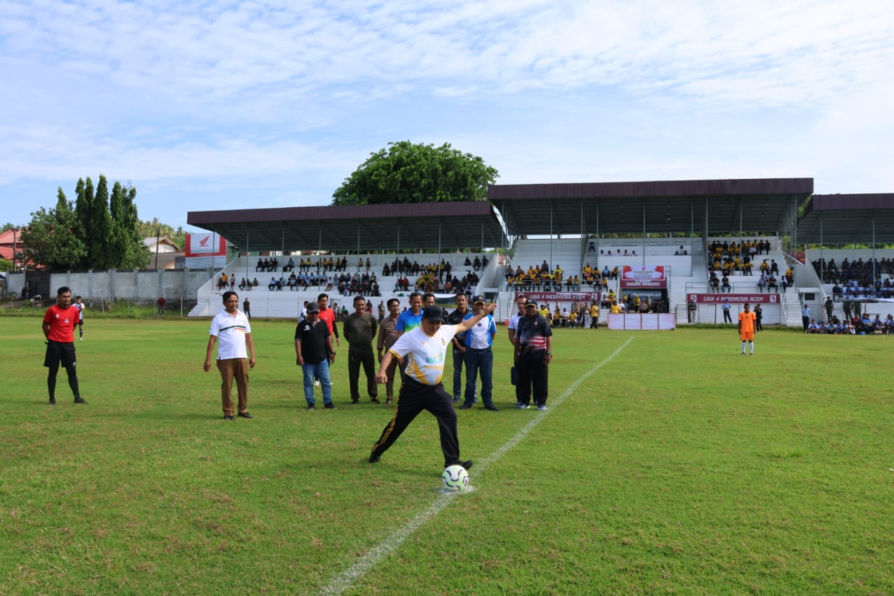 Turnamen Sepakbola Antar Instansi Resmi Dibuka, Meriahkan Hari Bhayangkara Ke-79 Tahun 2025 di Kota Sabang