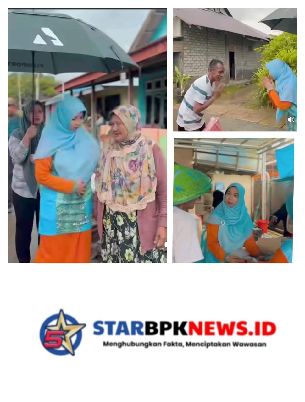 Istri Bupati Halmahera Selatan Salurkan Bantuan untuk Masyarakat Terdampak