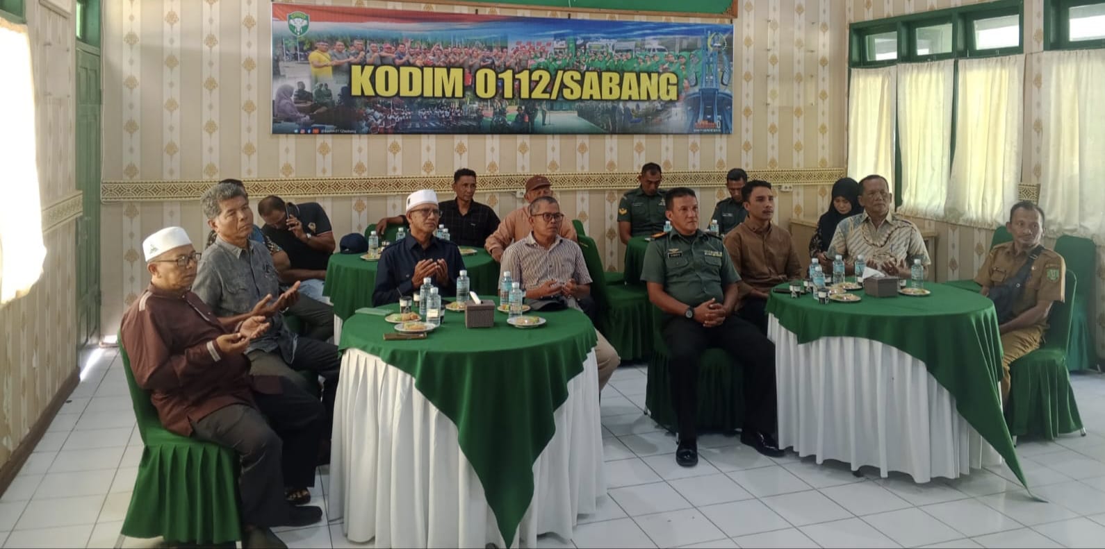 Kodim 0112/Sabang Gelar Komsos Virtual dengan Komponen Masyarakat Tingkat Pusat TA 2025
