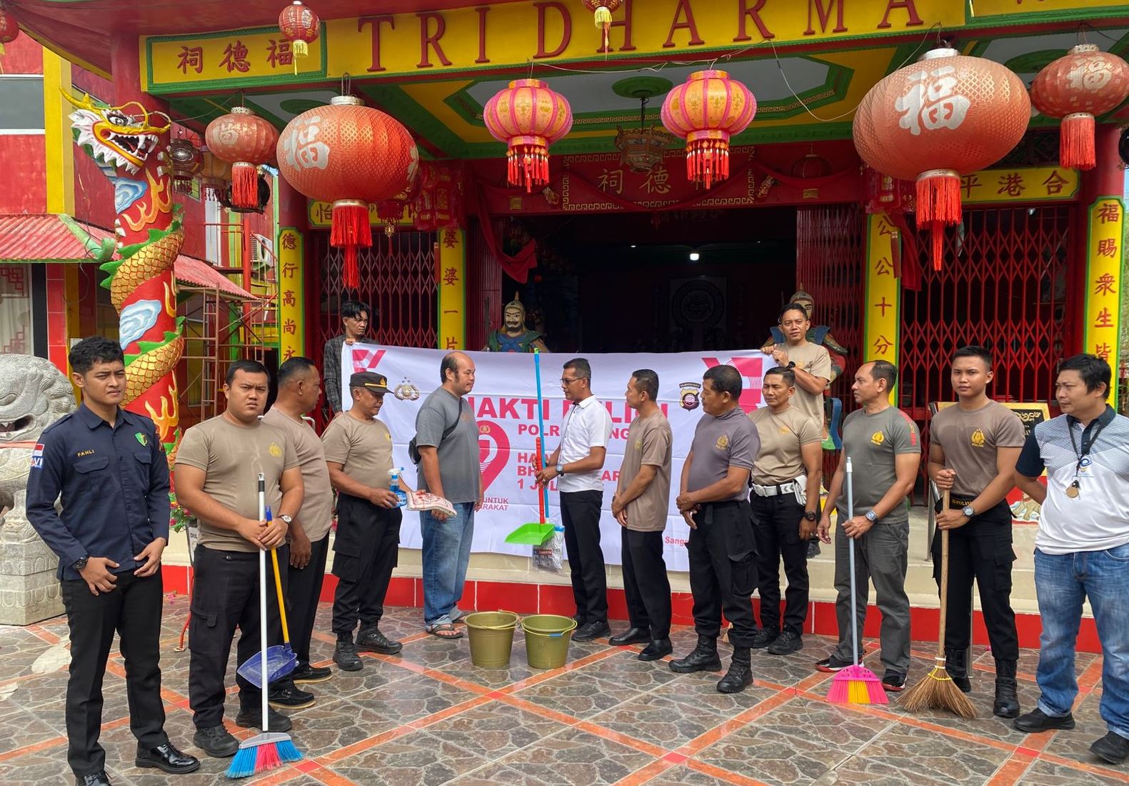 Polres Sanggau Gelar Bhakti Religi: Pererat Kebersamaan dan Toleransi dalam rangka Hari Bhayangkara Ke-79