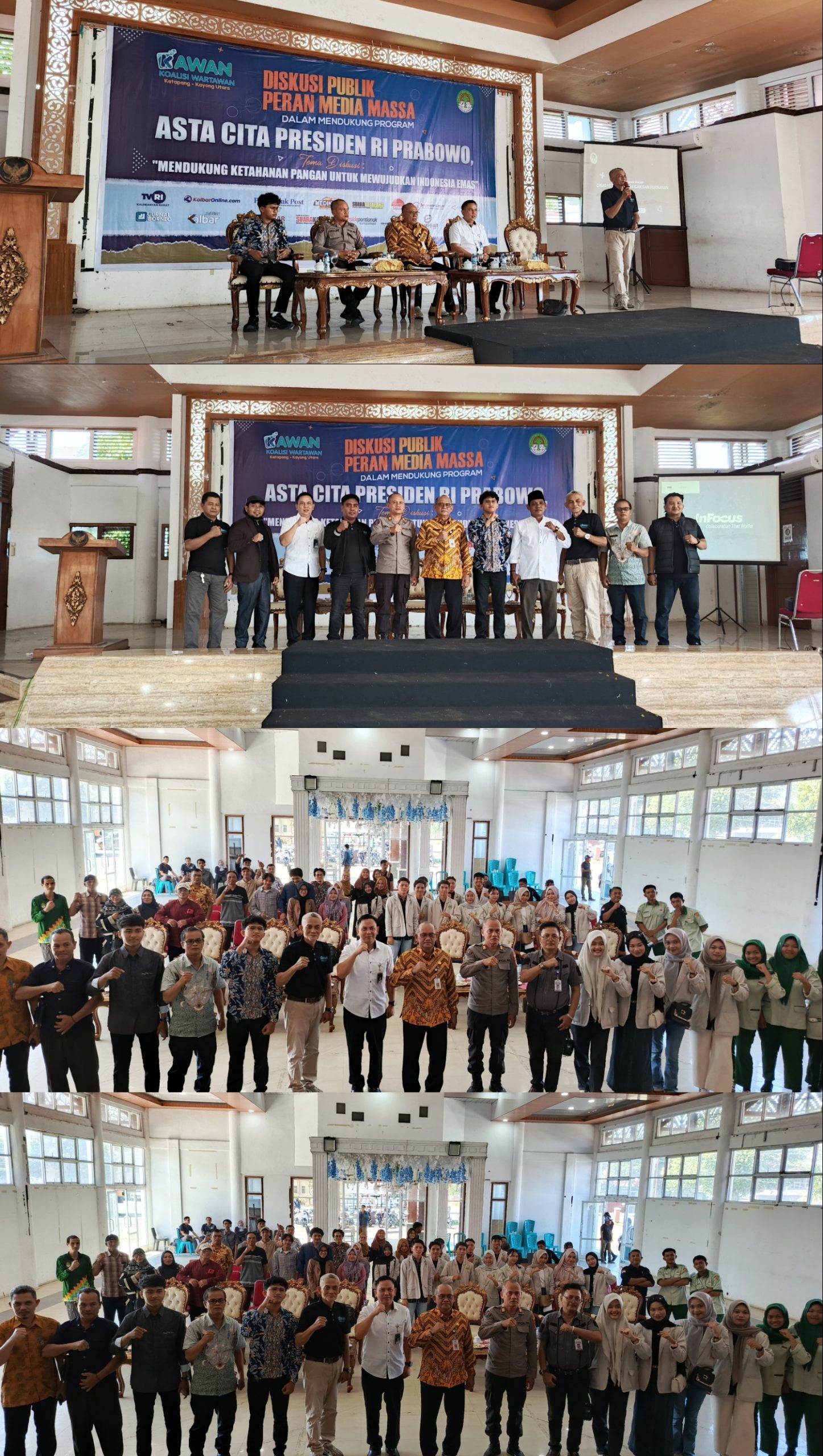 Kasi Humas Polres Ketapang Hadiri Diskusi Publik Peran Media Massa dalam Mendukung Program Asta Cita Presiden Prabowo