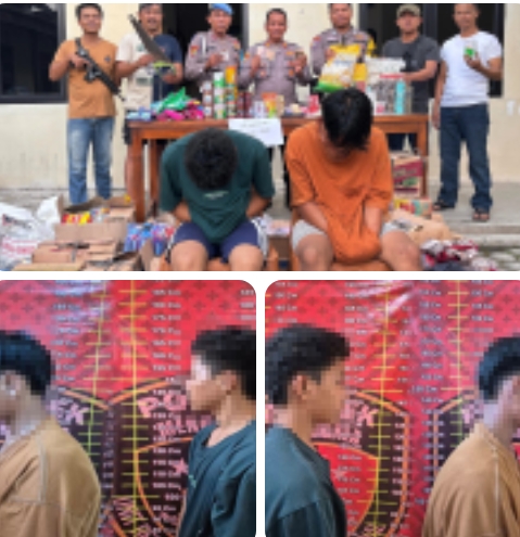 Polsek Menggala Tangkap Dua Pelaku Curat Toko Sembako, Salah Satunya Berstatus Pelajar