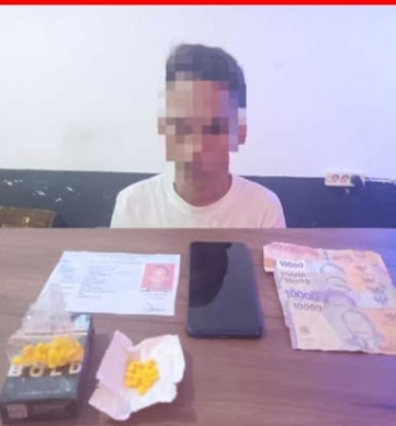 Satuan Reserse Narkoba Polres Bitung Kembali Ringkus Mantan Residivis Bernama Dimas Siap Edarkan Obat Keras Trihexypenidyl di Kota Bitung’