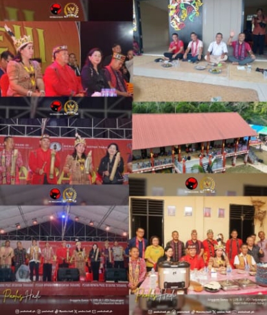 Penutupan Pekan Gawai Dayak Tarangk Mpara Pade Ke III Batang Tarang 2025 