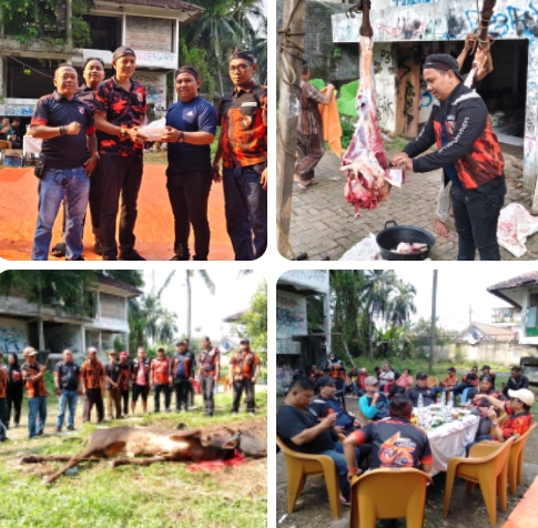 PAC Pemuda Pancasila Kecamatan Pasar Minggu Gelar Pemotongan Hewan Qurban.