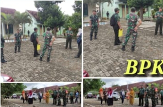 Persit KCK Cabang Kodim 0825 Tinjauan Bangunan di SMP Kartika IV-7 Siliragung