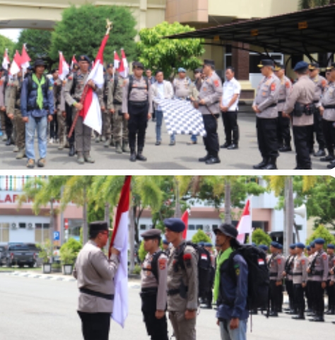 Kapolda Aceh Lepas Tim Ekspedisi Gunung Leuser dalam Rangka Hari Bhayangkara ke-79