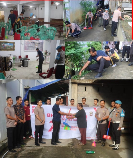 Menguatkan Sinergi dan Toleransi, Polres Sanggau Gelar Bhakti Religi di GKII Sanggau Sambut Hari Bhayangkara ke-79
