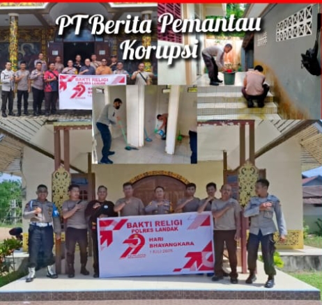 Polsek Mempawah Hulu Gelar Bakti Religi.