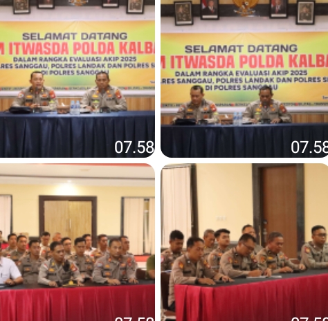 Evaluasi AKIP 2025, Itwasda Polda Kalbar Dorong Transparansi Kinerja di Polres Sanggau, Landak dan Sekadau