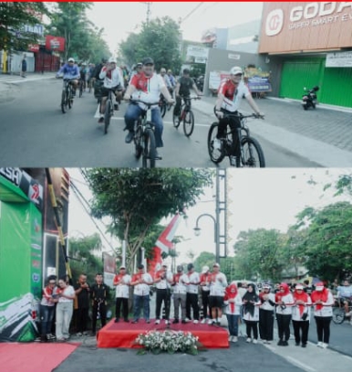 Meriahkan HUT Bhayangkara ke-79, Polres Jombang Gelar Olah Raga Bersama dan Fun Bike*