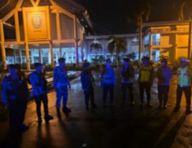 Polresta Pontianak dan Kodim 1207 Gelar Patroli Skala Besar Antisipasi Gangguan Kamtibmas