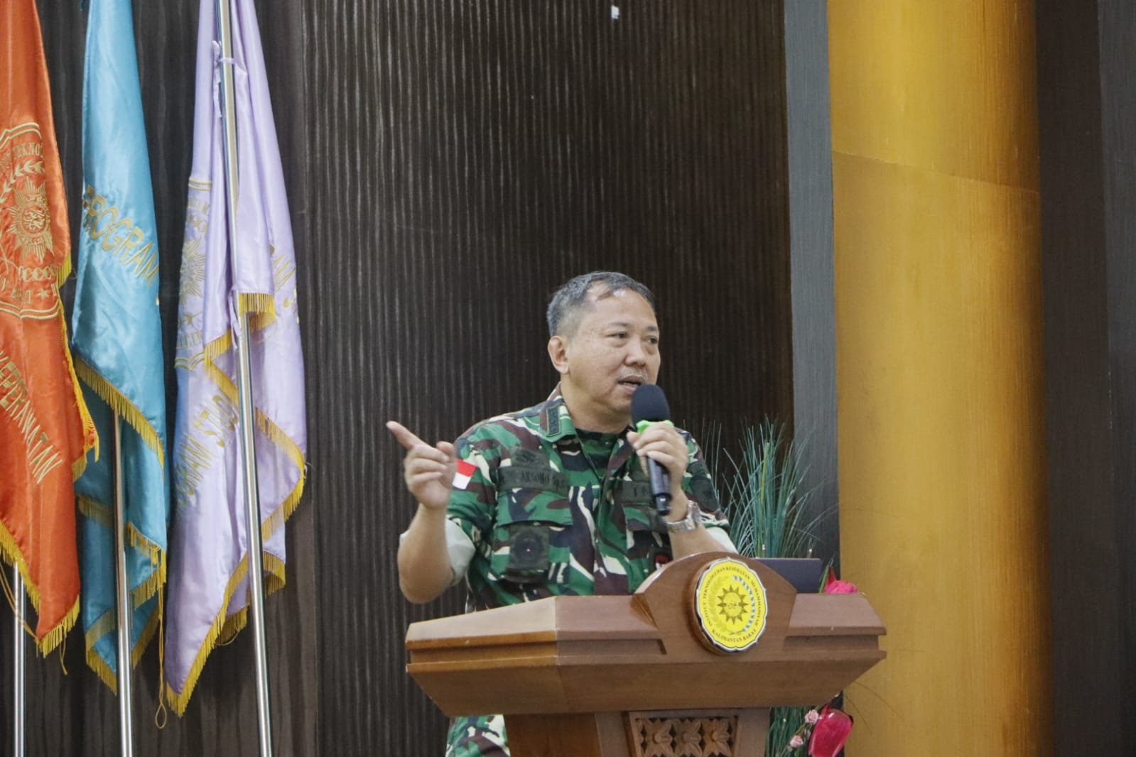 Kakesdam XII/Tpr Beri Materi Wawasan Kebangsaan Kepada Mahasiswa Baru Itekes Muhammadiyah