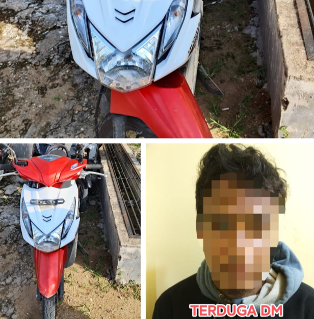 Satreskrim Polres Melawi Ringkus di Duga Pelaku Curanmor Dalam 24 Jam*