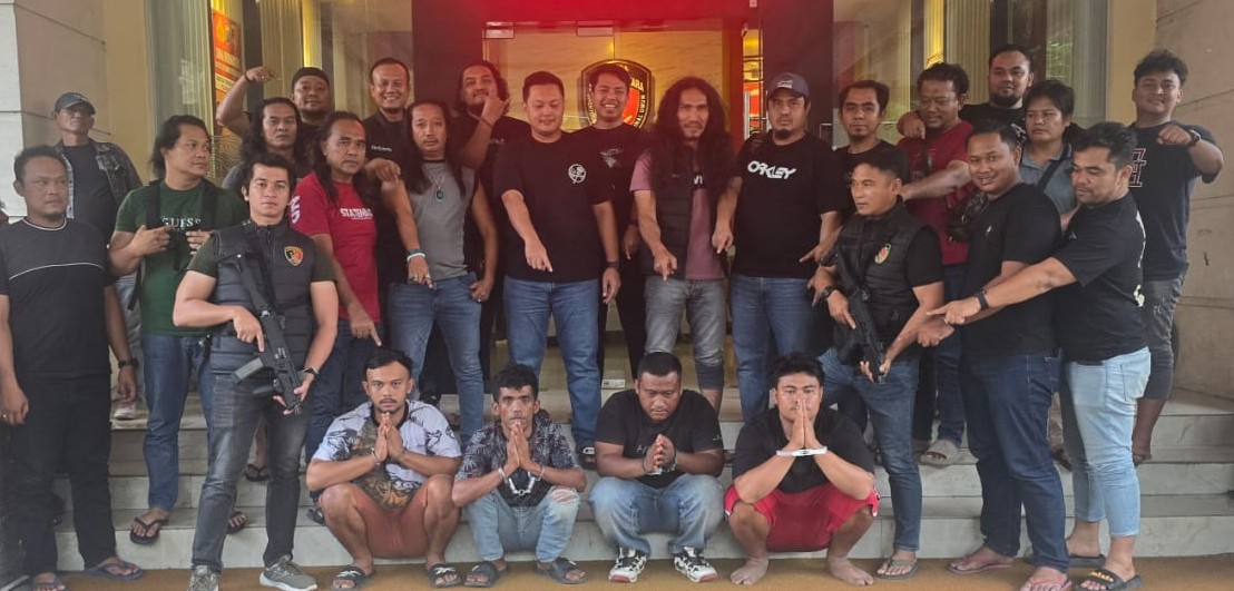 Polres Asahan Bongkar Kasus Pembakaran Alat Berat, 5 Pelaku Diamankan.