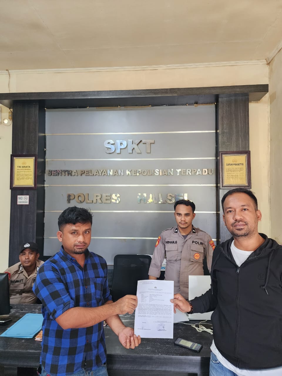 Safri Nyong Resmi Dilaporkan ke Polres Halsel Terkait Pernyataannya, Van Costan: Ada Dugaan Penistaan